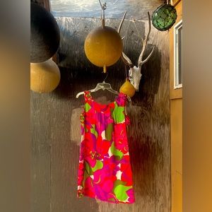 Vintage 60s psychedelic print trapeze dress